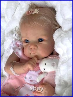 Realistic Reborn Baby Dolls Silicone Full Body Girl 18 Inch Lifelike Baby Dol