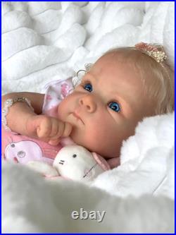 Realistic Reborn Baby Dolls Silicone Full Body Girl 18 Inch Lifelike Baby Dolls