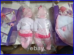 Realistic Twins Reborn Baby Dolls Lifelike Soft Vinyl Silicone Girl Gift Xmas