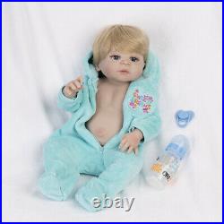 Realistic Twins Reborn Baby Dolls Lifelike Vinyl Silicone Boy+Girl Gift Props US