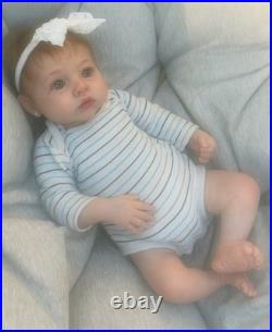 Realistic reborn lifelike plush body plush body face baby doll