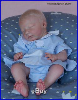Realistic reborn newborn sleeping baby doll Realborn Joseph by Bountiful Baby