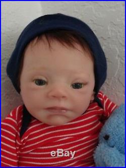 Reborn 20Baby Boy Doll Pebbles -Down Syndrome Tribute -made to order