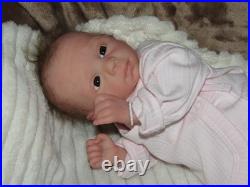 Reborn 30 to 32 Week Preemie, Blessing Awake by M. Winters, Belly Plate, COA