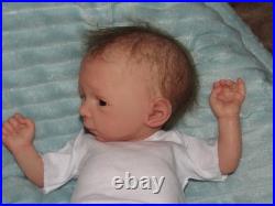 Reborn 30 to 32 Week Preemie, Blessing Awake by M. Winters, Belly Plate, COA