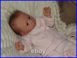 Reborn 30 to 32 Week Preemie, Blessing Awake by M. Winters, Belly Plate, COA