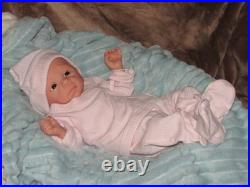 Reborn 30 to 32 Week Preemie, Blessing Awake by M. Winters, Belly Plate, COA