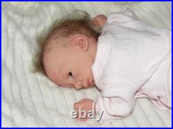 Reborn 30 to 32 Week Preemie, Blessing Awake by M. Winters, Belly Plate, COA