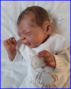 Reborn AA biracial ethnic crying baby
