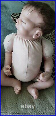 Reborn Ashton Drake Doll Charlie Linda Webb, Weighted Cloth Body, Soft Vinyl