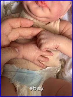 Reborn Baby Adelina by Elisa Marx 19inch Baby Girl Reborn Doll with COA