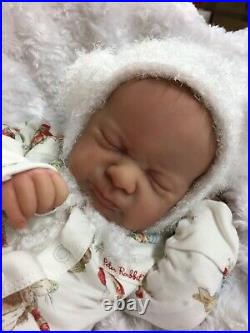 Reborn Baby Art Doll Authentic Reborn Azalea By Aura Lee Eagle Mocro Rooted