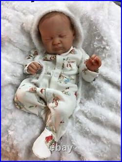 Reborn Baby Art Doll Authentic Reborn Azalea By Aura Lee Eagle Mocro Rooted