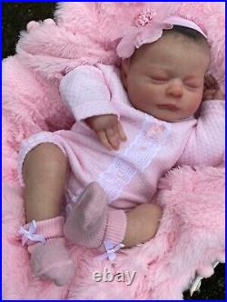 Reborn Baby Art Doll Realborn Courtney Asleep Uk Artist Of 10 Yrs