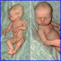 Reborn Baby BOY Gage Reborn Max Musgrove, FULL BODY VINYL Art DOLL