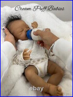 Reborn Baby Boy Doll Black Baby Biracial Reborn Doll Ethnic Dawn McLeod African