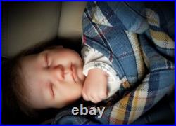 Reborn Baby Boy Doll Preemie 19 Ultra Realistic Soft Vinyl Weighted Lifelike