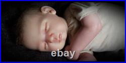 Reborn Baby Boy Doll Preemie 19 Ultra Realistic Soft Vinyl Weighted Lifelike