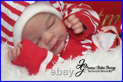 Reborn Baby Boy Gideon By Down Mcleod/mimadolls Artistsnewbornl E. Dollsiiora