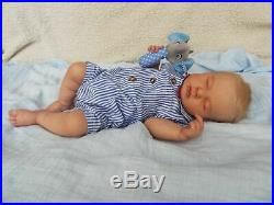 Reborn Baby Boy Lou Lou by Joanna Kazmierczak Limited Edition Newborn Doll