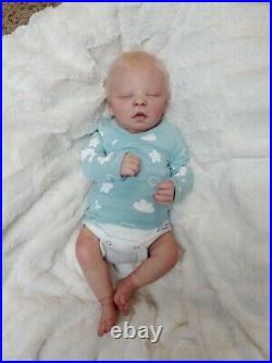 Reborn Baby Boy Realborn Darren Prototype Artist Tanya Latashevska Realistic Dol
