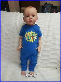 Reborn Baby Boy Toddler Limited Edition FRITZI by Karola Wegerich Lifelike Doll