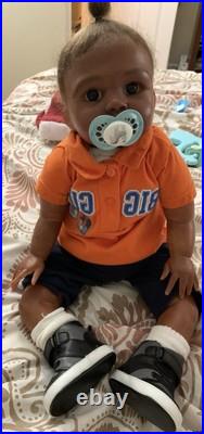 Reborn Baby Doll Boy 3/4 Legs and Arms Vinyl And Cloth Body