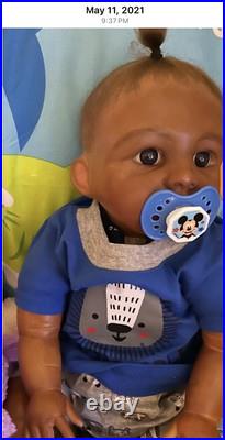 Reborn Baby Doll Boy 3/4 Legs and Arms Vinyl And Cloth Body