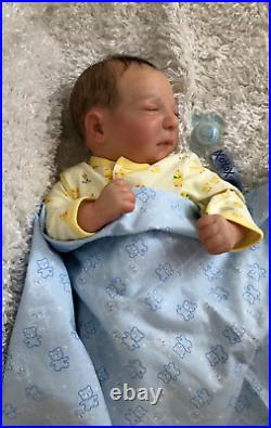 Reborn Baby Doll Deena's Precious Forever Babies Royan Boy Sleeping 20 long