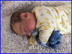 Reborn Baby Doll Deena's Precious Forever Babies Royan Boy Sleeping 20 long