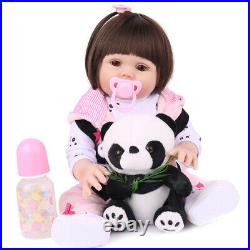 Reborn Baby Doll Full Silicone Vinyl Anatomically Gift Girl Dolls Newborn Toys