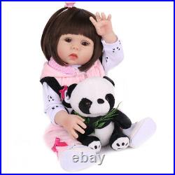 Reborn Baby Doll Full Silicone Vinyl Anatomically Gift Girl Dolls Newborn Toys