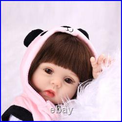 Reborn Baby Doll Full Silicone Vinyl Anatomically Gift Girl Dolls Newborn Toys