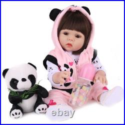 Reborn Baby Doll Full Silicone Vinyl Anatomically Gift Girl Dolls Newborn Toys