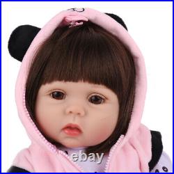 Reborn Baby Doll Full Silicone Vinyl Anatomically Gift Girl Dolls Newborn Toys