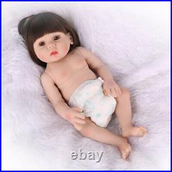 Reborn Baby Doll Full Silicone Vinyl Anatomically Gift Girl Dolls Newborn Toys