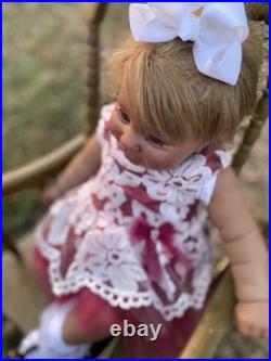 Reborn Baby Doll Maddie By Bonnie Brown, Realistic, Vinyl, Artist Made OOAK, COA