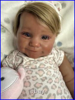 Reborn Baby Doll Maddie By Bonnie Brown, Realistic, Vinyl, Artist Made OOAK, COA