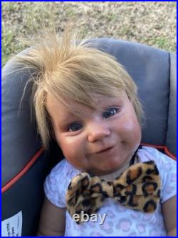 Reborn Baby Doll Maddie By Bonnie Brown, Realistic, Vinyl, Artist Made OOAK, COA