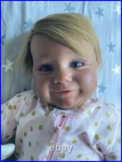 Reborn Baby Doll Maddie By Bonnie Brown, Realistic, Vinyl, Artist Made OOAK, COA