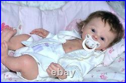 Reborn Baby Doll Meadow created from the limited set Meadow by Andrea Arcello