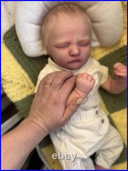 Reborn Baby Doll Owen Asleep By Bountiful Baby- HYPER REALISTIC BABY BOY Reborn Baby Doll Owen Asleep By Bountiful Baby- HYPER REALISTIC BABY BOY