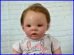 Reborn Baby Doll, Realistic, Peyton Awake by Bonnie Sieben, COA, Ready to Ship