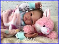 Reborn Baby Doll, Realistic, Peyton Awake by Bonnie Sieben, COA, Ready to Ship