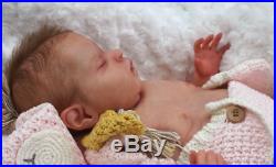 Reborn Baby Doll Rebornbaby Girl mono rooted hair Zoey by Cassie Brace new