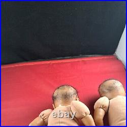 Reborn Baby Doll Twins Cloth Body 14 Preemies AA African American Biracial 572