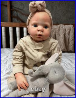 Reborn Baby Doll Willow Flower by Donna RuBert Bountiful Baby 22 in long