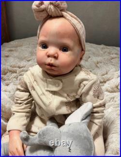 Reborn Baby Doll Willow Flower by Donna RuBert Bountiful Baby 22 in long