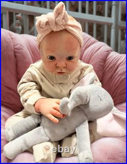 Reborn Baby Doll Willow Flower by Donna RuBert Bountiful Baby 22 in long