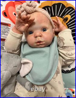Reborn Baby Doll Willow Flower by Donna RuBert Bountiful Baby 22 in long